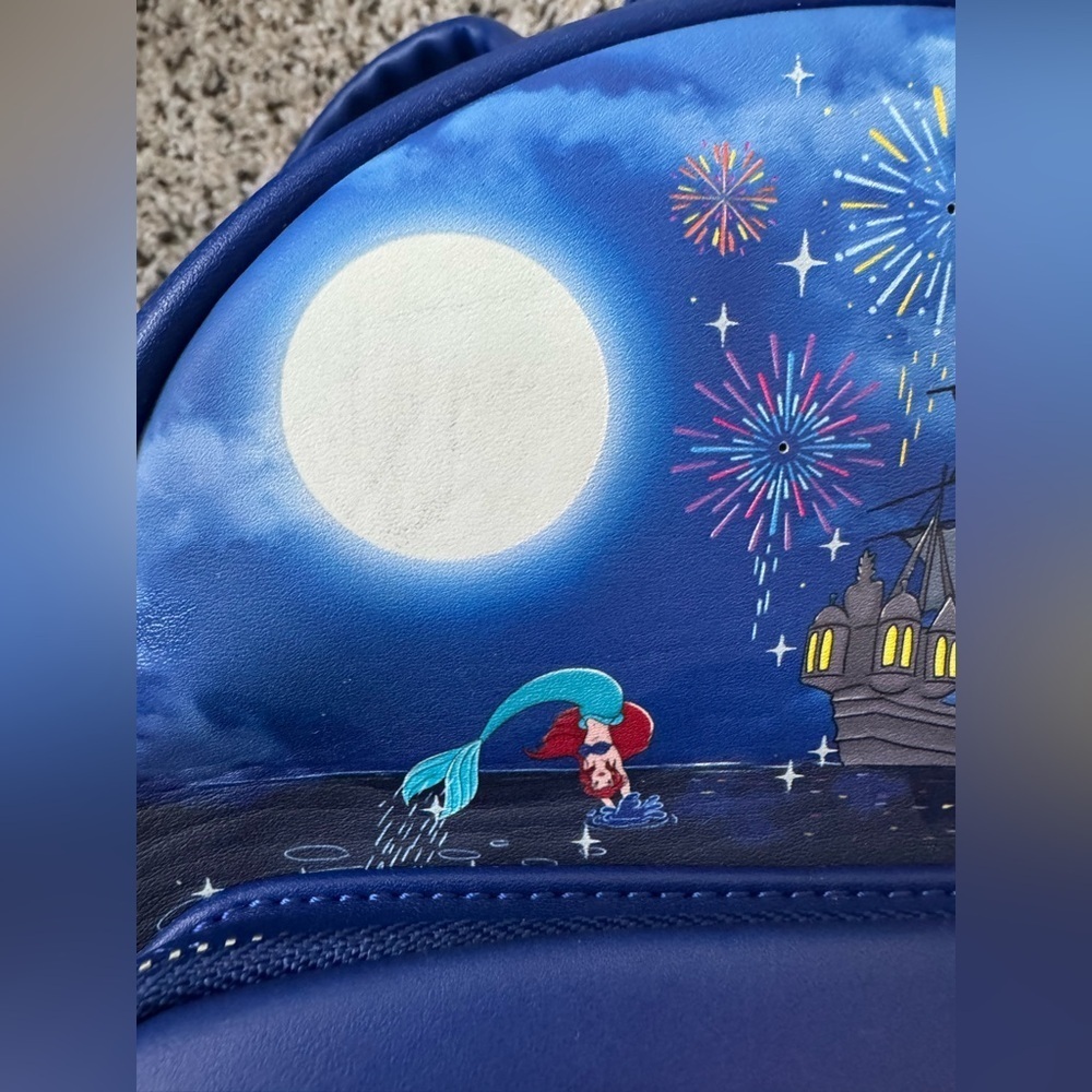 Loungefly Blue Disney Backpack - Picture 2 of 11